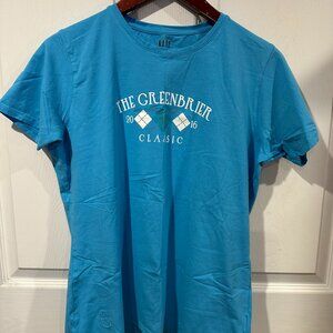 Greenbrier Resort Kate Lord 2016 Greenbrier Classic Kate Lord Blue Shirt L 294